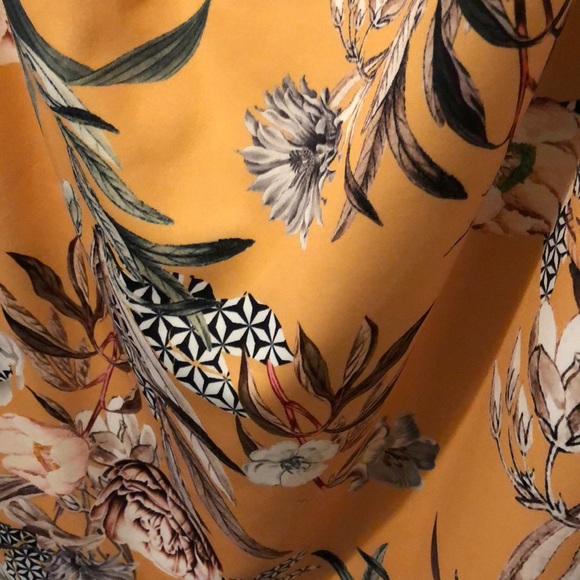 ASOS Curve Floral Bardot Midi Pencil Dress - Picture 3 of 6